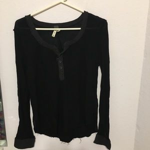 Free People We the Free Small sheer button down